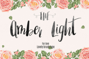 Amber Light: A Modern Script Font for Elegant Editorial Design