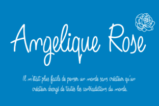 Angelique Rose: A Handwritten Font for Branding Projects