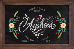 Aysheea Script Font for Editorial Design
