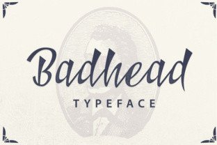 Badhead: A Script Font That Bridges Vintage and Modern Design