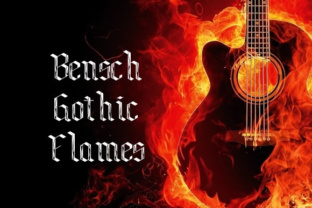 Bensch Gothic Flames Font for Branding and Creative Projects