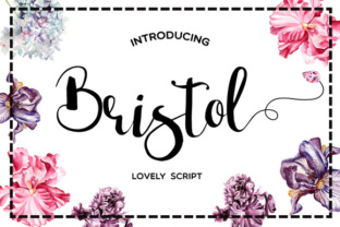 Bristol: A Handwritten Script Font for Elegant Editorial Projects