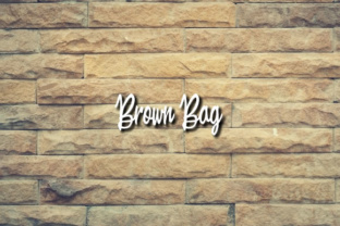 Brown Bag Script Font for Editorial Design