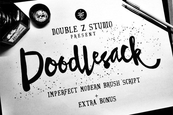 Doodlesack: A Script Handwritten Font for Modern Web Design