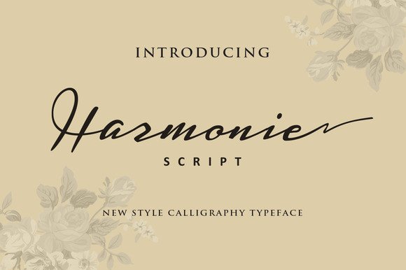 Harmonie: A Script Font for Creative Crafters and Designers