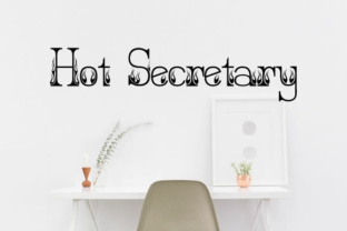 Hot Secretary: A Decorative Font for Bold Brand Campaigns