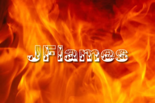 J Flames Font for Handmade Creations