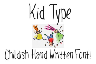 Kidtype: A Playful Script Font for Creative Branding