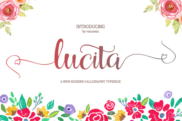 Lucita: A Modern Script Font for Digital Design