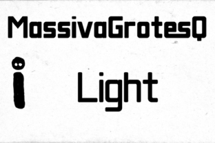 Massiva Grotesq Light: A Versatile Sans Serif Font for Creative Makers