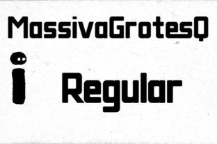 Massiva Grotesq Regular: A Versatile Sans Serif Font for Creative Crafters