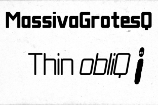Massiva Grotesq Thin Obliq for Modern Branding and Digital Campaigns