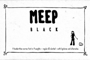 Meep Black: A Sans Serif Font That Elevates Brand Identity