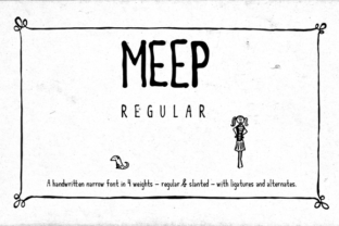 Meep Regular: A Sans Serif Font for Editorial Clarity and Design Versatility