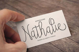 Nathalie: A Handwritten Font for Creative Makers