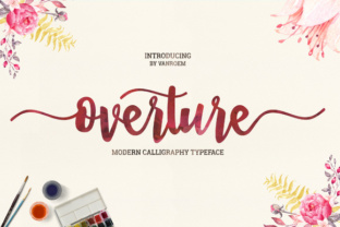 Overture Script Font for Web Design Projects