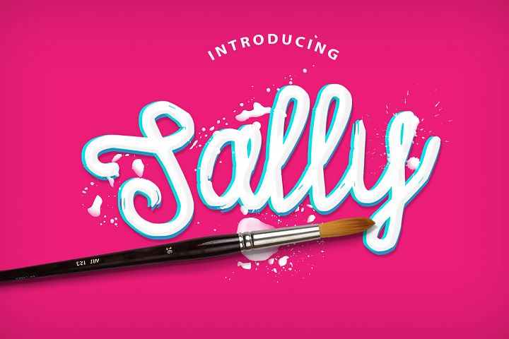 Sally Script for Eye-Catching Campaign Design