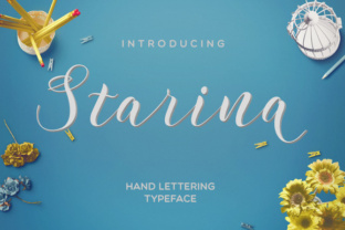 Starina: A Hand-Drawn Script Font for Creative Makers