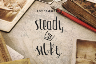 Steady Silky Script Font for Handmade Creations