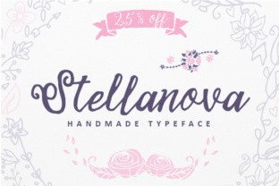 Stellanova Handwritten Script Font for Creative Projects