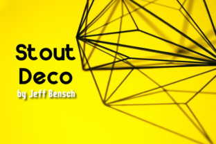 Stout Deco Sans Serif Font Review for Branding Projects