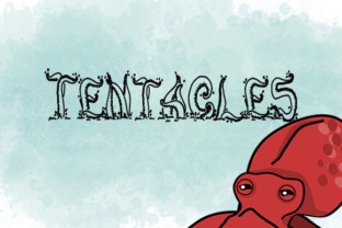 Tentacles Font for Creative Typography and Editorial Design