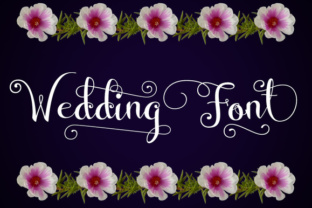 The Wedding Font for Elegant Script Typography