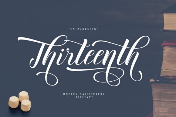 Thirteenth Script: A Versatile Script Font for Editorial Design